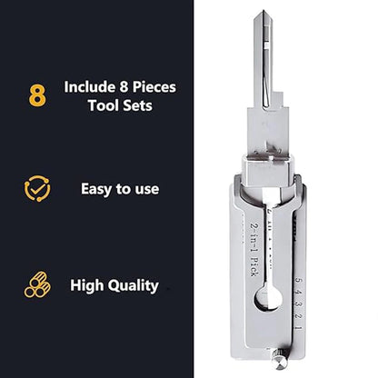 Stainless Steel Precision Tool SS001 O-ring Pickup Kit Hook Tool Maintenance Repair Kit