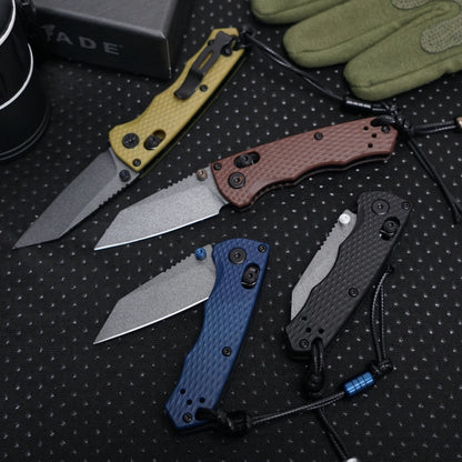 BM 290 model outdoor small knife, multifunctional folding knife, outdoor camping and fishing,