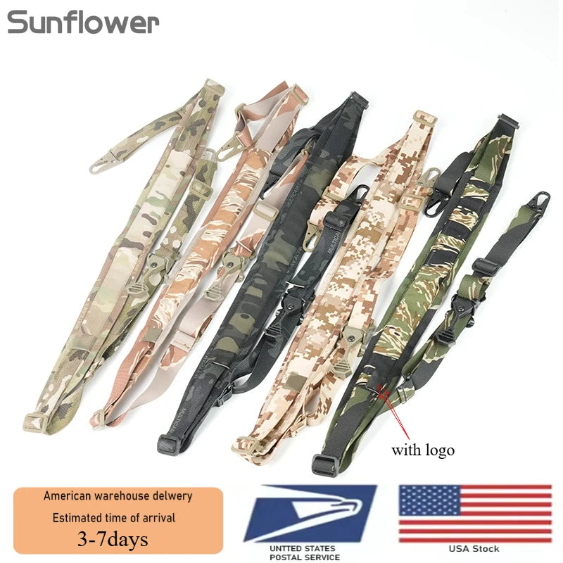 US Warehouse Tactical Nylon Rifle Sling Quick Adjustment 2 Point Padded