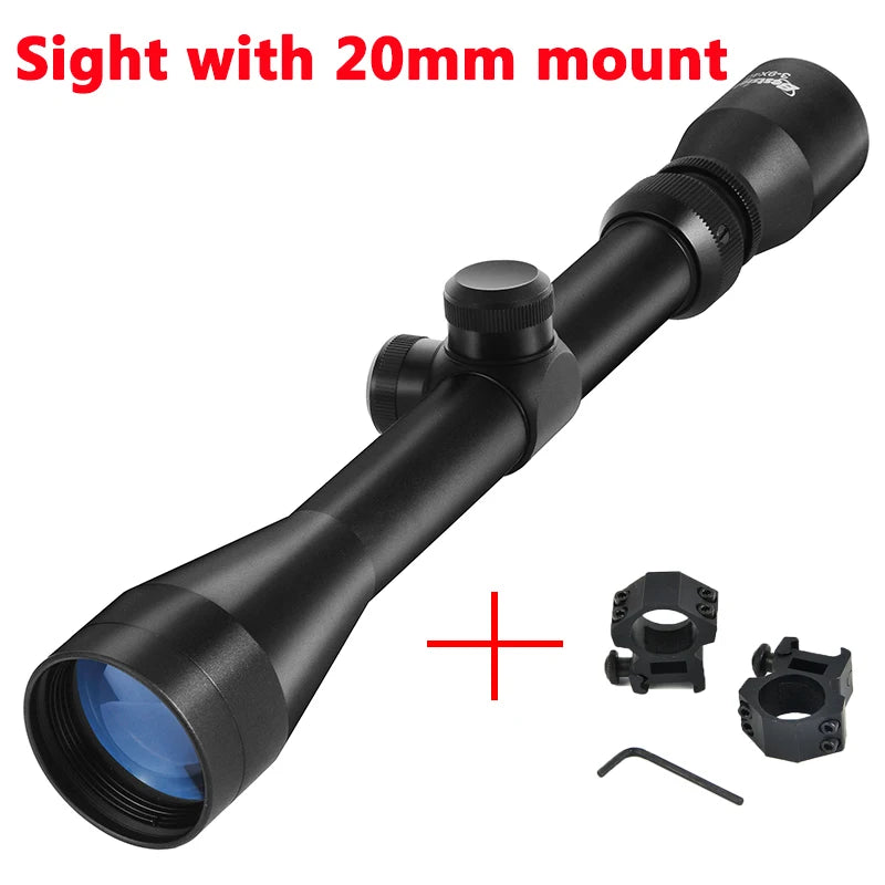 3-9X40 Rifle Scope Wire Rangefinder Reticle Crossbow Mil Dot Reticle Riflescope Optical Sights