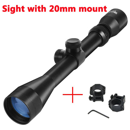 3-9X40 Rifle Scope Wire Rangefinder Reticle Crossbow Mil Dot Reticle Riflescope Optical Sights