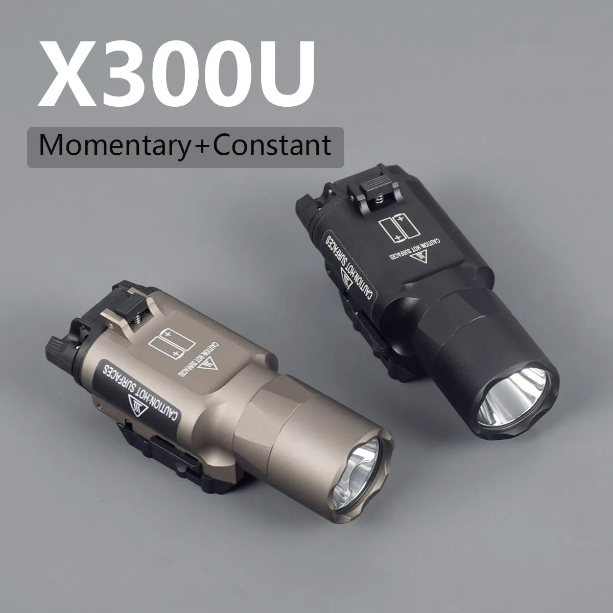 Tactical SureFire LOGO X300 Ultra XH35 X300UH-B Weapons Gun Light Lanterna Torch For Airsoft Pistol G17 G18 G19 G22 20mm Rail