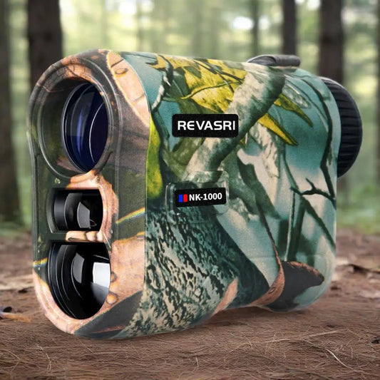 REVASRI 6x 1000M Laser Rangefinder for Hunting,  with Horizontal Vertical distance Speed and Scan Modes