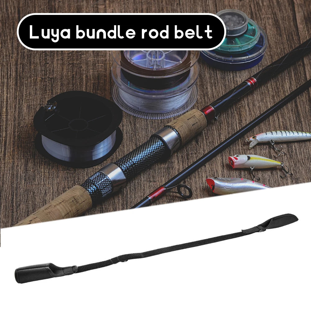 1-10PCS Fishing Rod Protection Sleeves Luya Bundle Rod Belt Adjustable