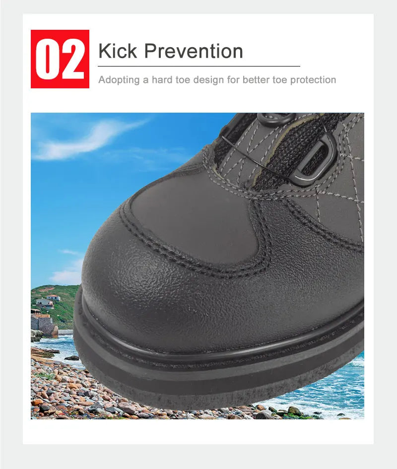 Fly Fishing Shoes, Fishing Waders Shoes, Felt Sole With Or Without Nails Fishing Boots, Self-lock Hunting Fishing Equipment