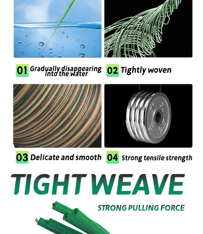 YGKX Fishing Lines X16 Strands Braided PE Line 300/500M Japan Smooth Multifilament Line Carp Fly Fishing Wire Strong 16X Weave