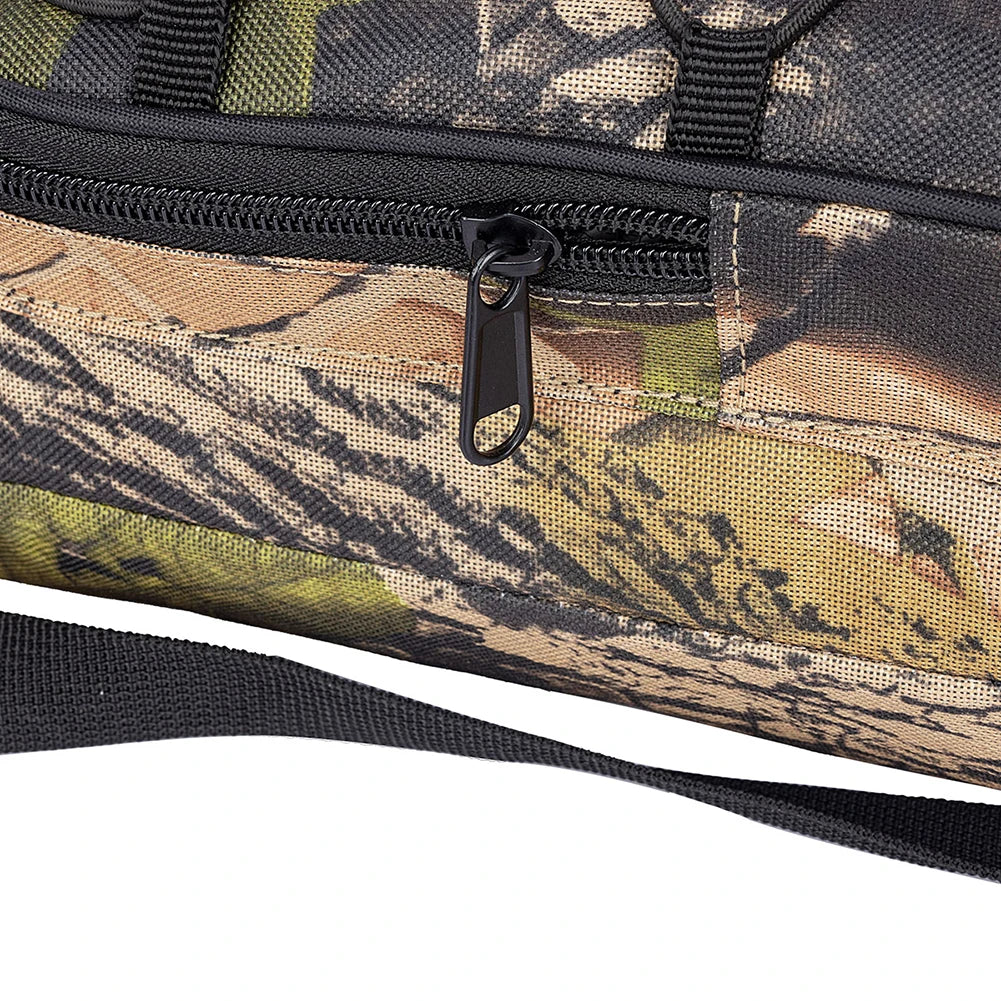 Archery Bow Holder Compound Recurve Bow Quiver Storage Bag Bottom Thickening Adjustable Strap