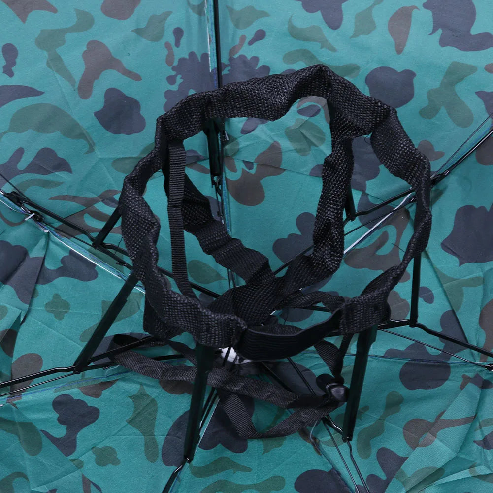 Outdoor Foldable Head Umbrella Hat