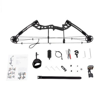 Compound Bow Arrow Set Right Hand Archery Compound Bows Draw Weight 30-55lbs,Adjustable  310fps