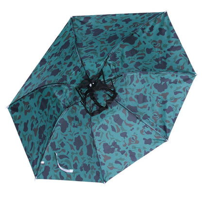 Outdoor Foldable Head Umbrella Hat
