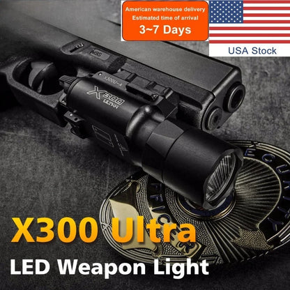 Tactical Surefire X300 X300U X300UH-B XH35 Pistol X300V Scout Light Airsoft Weapons Strobe Flashlight Hunting Gun Gear