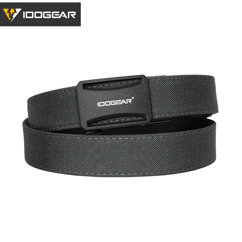 IDOGEAR Tactical Ratchet Belt 1.25” EDC Gun Belt Heavy-Duty Nylon CCW Belts
