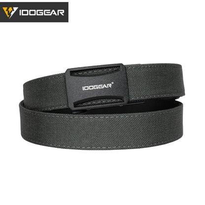 IDOGEAR Tactical Ratchet Belt 1.25” EDC Gun Belt Heavy-Duty Nylon CCW Belts