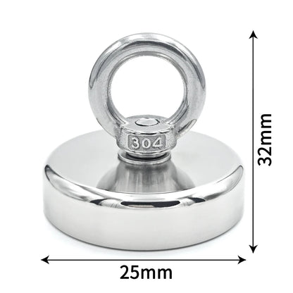 D16~D42mm Super Strong Neodymium Fishing Hook N52 Heavy Duty Rare Earth Neodymium