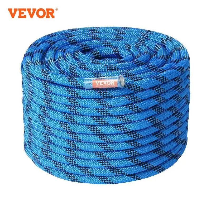 VEVOR 12.7mm Static Climbing Rope 125/150/200ft Outdoor Rock Climbing Rope 30KN Breaking