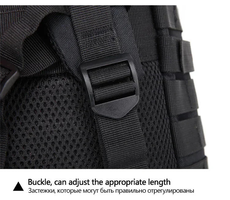 45L Man Hunting Tactical Backpacks Outdoor Traveling Trekking  Bags Outdoor 3P School Pack EDC Molle Pack for Hiking Bag