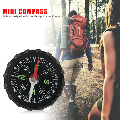 10-1PCS Mini Compass 45MM Portable Handheld Compass Outdoor Camping Hiking Travel Emergency Survival Navigation Tool