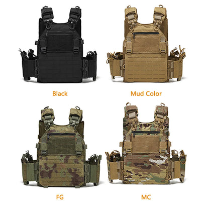 Outdoor training vest multi-functional MOLLE expansion convenient quick release vest waterproof and wear-resistant
