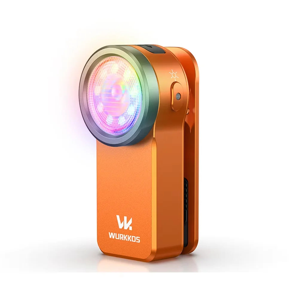 Wurkkos HD03 680LM Mini Clip Light USB Rechargeable Pocket Flashlight  with Magnet