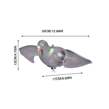 Outdoor Pigeons Motion Decoy Wind Decoy With Movable Wings For Hunting