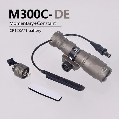Surefire M600C M600 M300 X300 Ultra Tactical Scout Light Airsoft Rifle Weapons Flashlight Picatinny Mount Hunting for Olight
