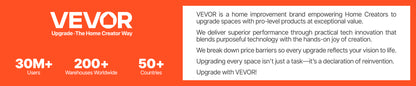 VEVOR 12.7mm Static Climbing Rope 125/150/200ft Outdoor Rock Climbing Rope 30KN Breaking